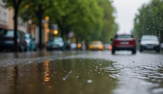 Am Wochenende wird in Hessen Dauerregen und Hochwasser erwartet.