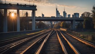 Einschränkungen aufgehoben nach Einbau neuer Bahnbrücke in Frankfurt