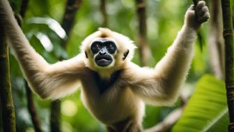 Entdeckungen über den Weißhandgibbon: Lebensweise, Habitat und Fütterung