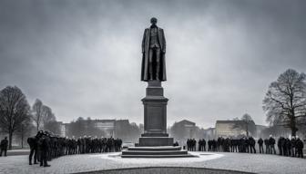 Gottfried-Schwab-Denkmal in Darmstadt gestohlen - zwei Tatverdächtige in Haft