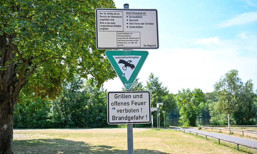 Grillverbot in Hanau betrifft öffentliche Anlagen und Mainufer Grillverbot in Hanau betrifft öffentliche Anlagen und Mainufer