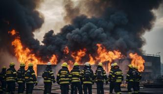 Großer Schaden durch Lagerhallenbrand in Frankfurt