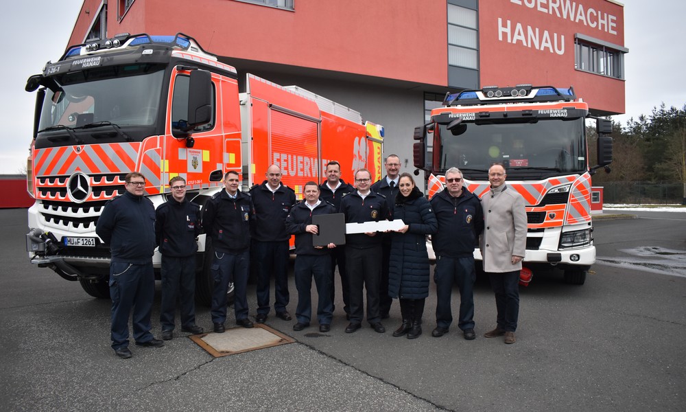 Hanau beschafft drei neue Feuerwehrfahrzeuge und erhöht Löschkapazität