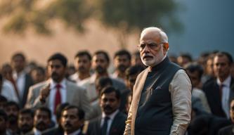 Indiens Ministerpräsident Modi wird nervös infolge der bevorstehenden Parlamentswahl