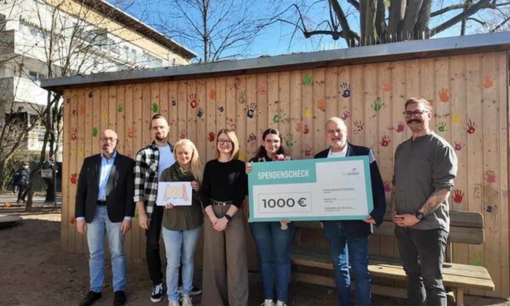 Kita Europaviertel in Wiesbaden erhält 1000 Euro und Lernroboter für Ausbau des MINT Angebots