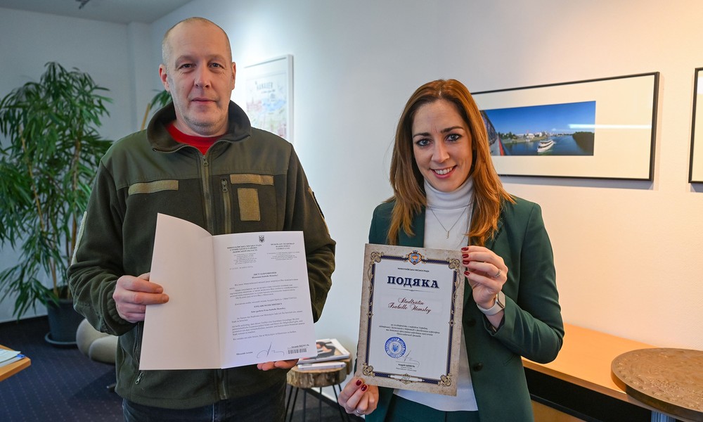 Nach 100 Fahrten: Ehrung der Hanauer Reservisten für Hilfstransporte Nach 100 Fahrten: Ehrung der Hanauer Reservisten für Hilfstransporte