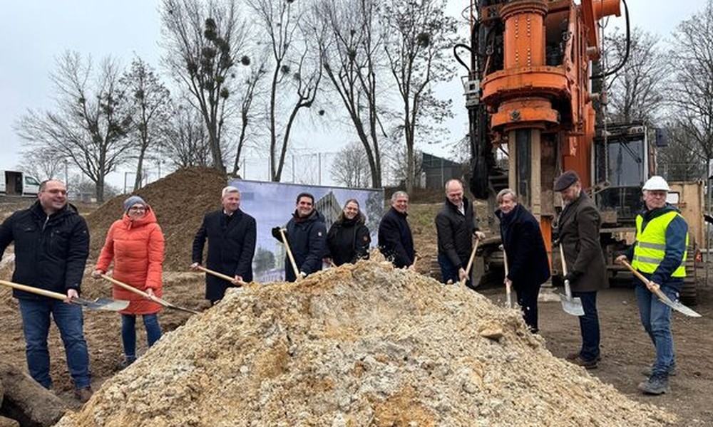 Neue Grundschule an der Wettinerstraße: Baustart für Schulcampus mit Mensa und Sporthalle
