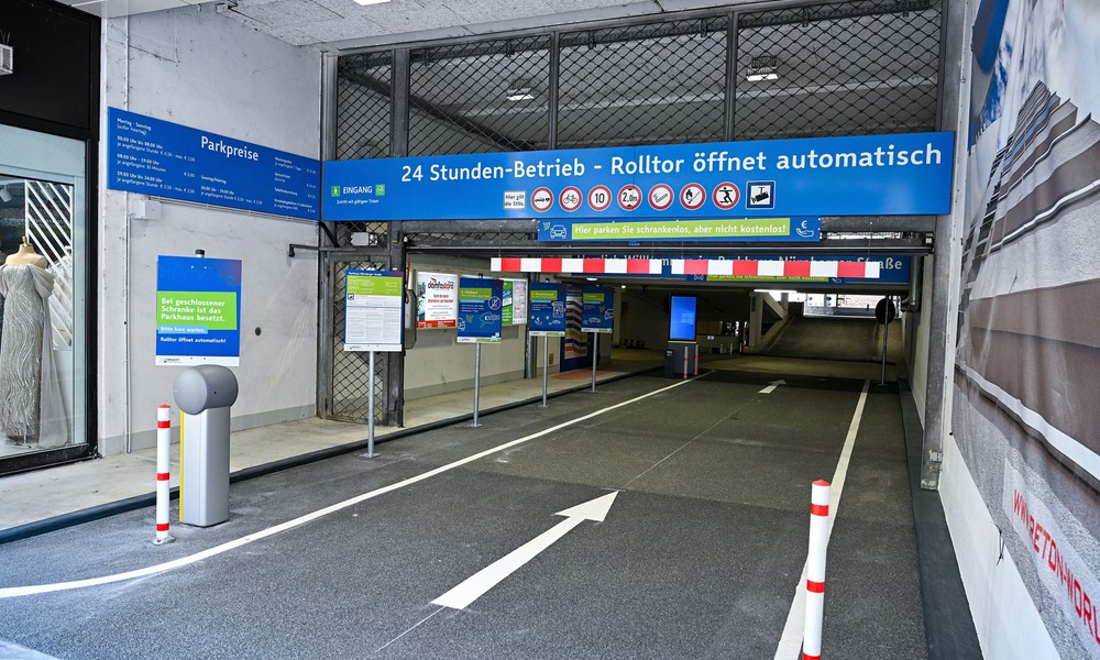 Parkhaus Nürnberger Straße am 11. Januar für Einfahrt gesperrt wegen Bodenprüfung