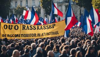 Proteste in Frankreich: Gegner der rechtsextremen Ideologie