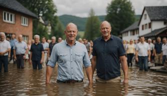 Scholz sichert dem Saarland Solidarität des Bundes bei Hochwasserbesuch zu